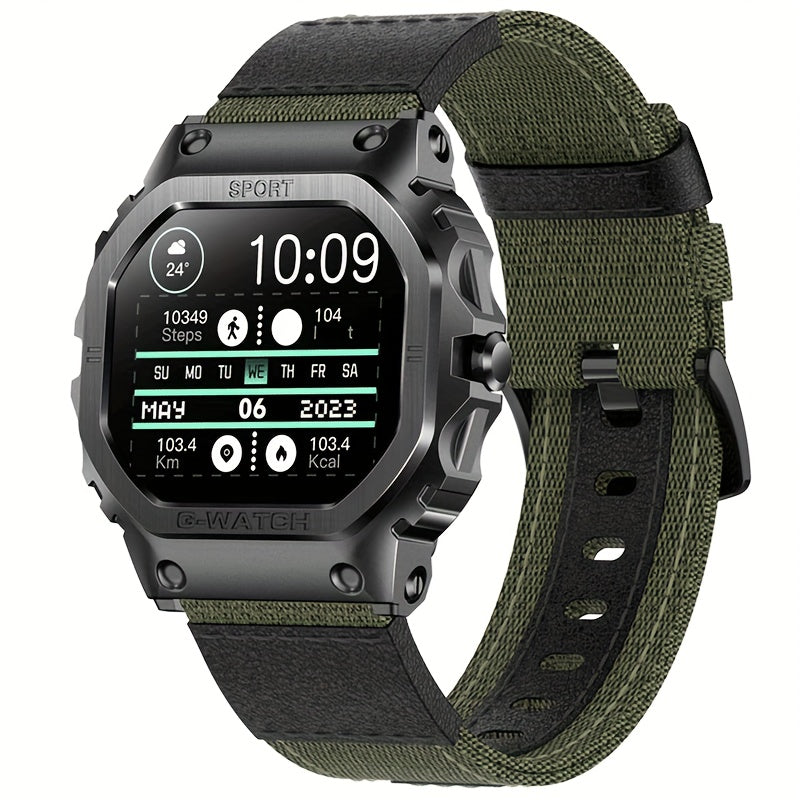 2024 New Smart Watch For Men 1.57 Inches Outdoor Sports Smartwatch With Answer/Make Call Compatible With IPhone And Android Phones G-SHOCK Style