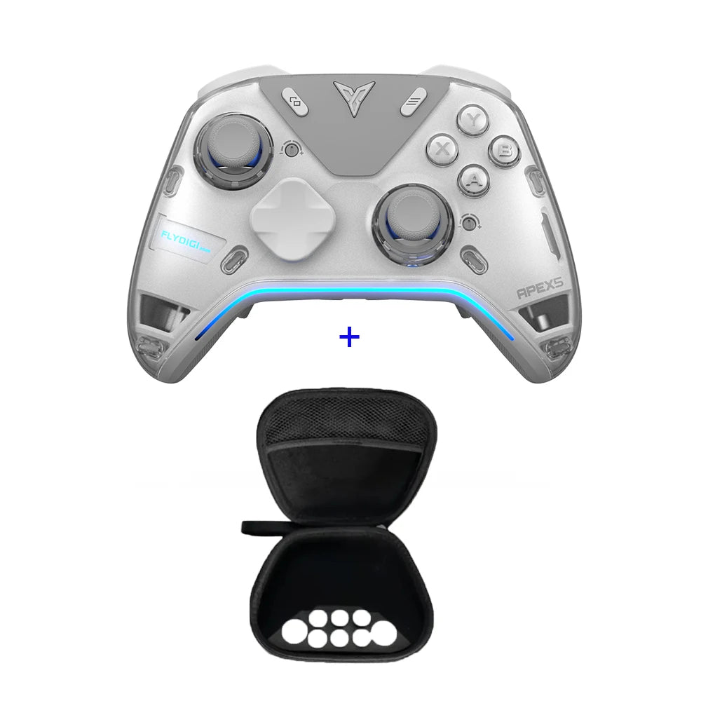Flydigi APEX5 Wuchang Controller Force-adjustable Alloy Hall Joystick 2.0, Forceadapt Triggers Support PC/Switch/Andriod/iOS MFI