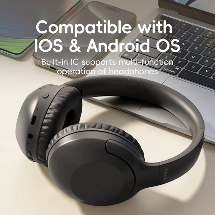 ROCK O3 Head-mounted Noise Reduction Wireless Headset