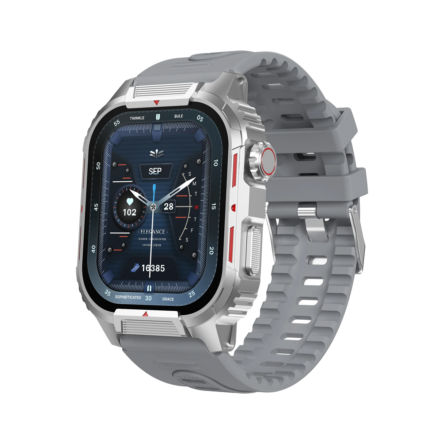 ZW47 Smartwatch for Men Women Custom Logo Screen BT 5.0 IP67 Compass Remote Control Hot Selling for Android IOS Sports Use