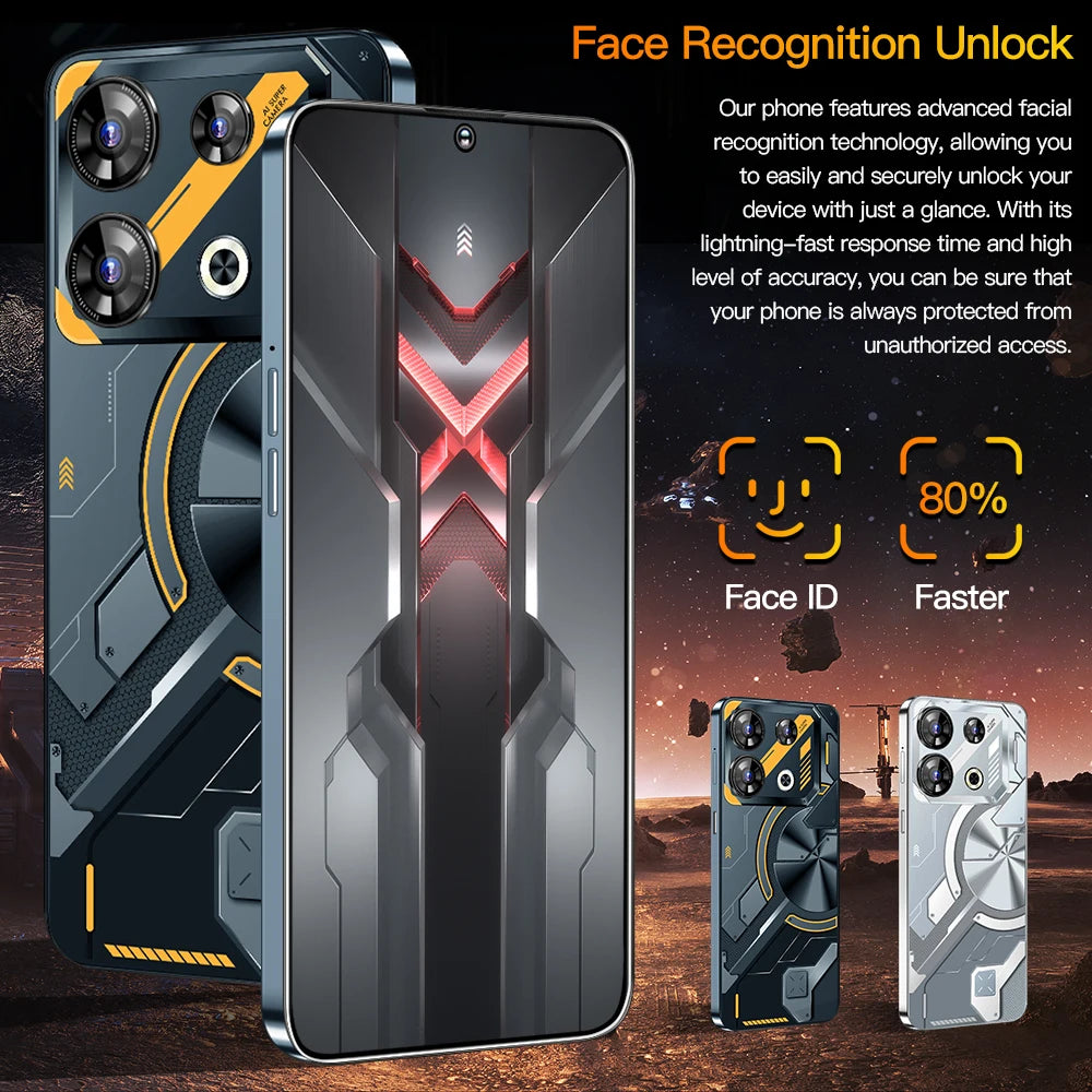 Top Selling Smart Mobile Phone 16+1TB GT10 PRO Original Android Cell Phone Support WIFI