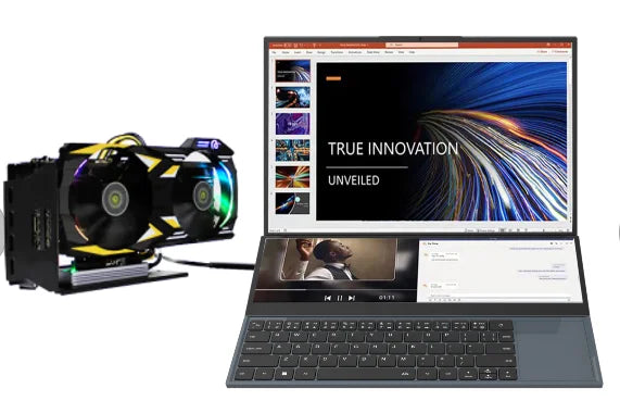 I7 Gaming Laptop 16" +14" FHD Dual Screen Dual-Monitor 16GB DDR4 1TB SSD Win11 Computer Office Business Laptops Intel Core I7 I9