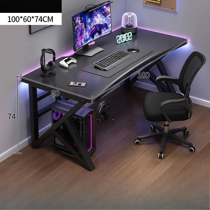 Gaming Computer Desk Folding Height Adjustable Standing L Shaped Office Home Study Student Bedroom Compact Table Furniture