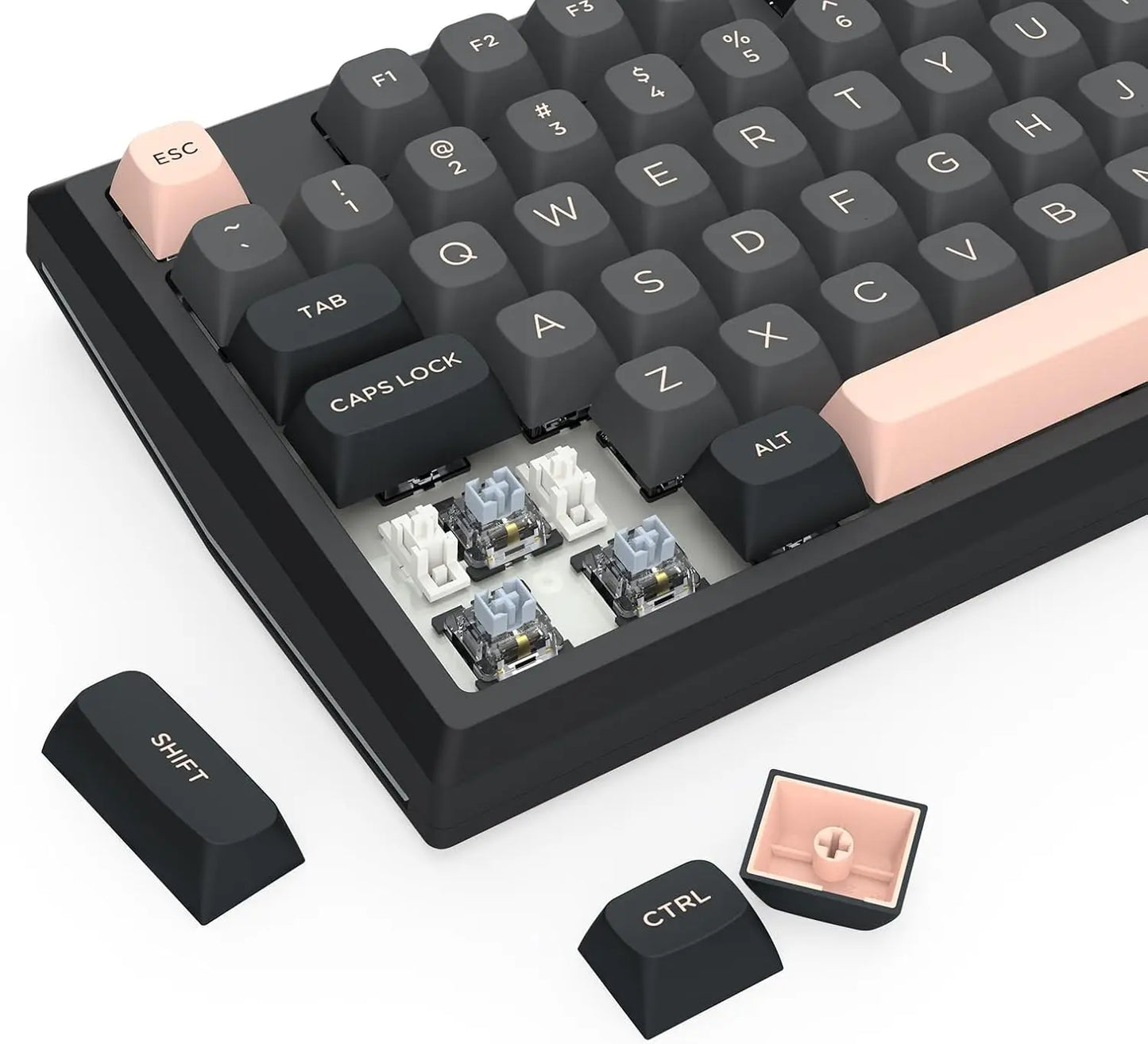 Redragon K687 PRO Wireless CNC Gasket 81 Keys Mechanical Gaming Keyboard 5-Layer Noise Dampening