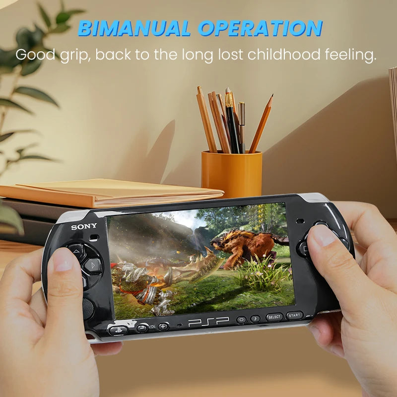 PlayStation PSP3000 Game Console (PSP-3006) PlayStation Handheld GBA Arcade Game Console+(Free Games) No UMD function