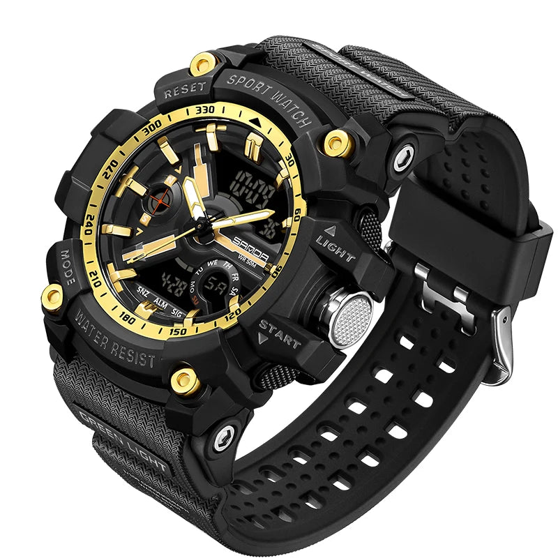 Military Shock Watches G-Style Clock For Men Boy Quartz Analog Wristwatch Waterproof Sport Watch Men Dropship Relogio Masculino