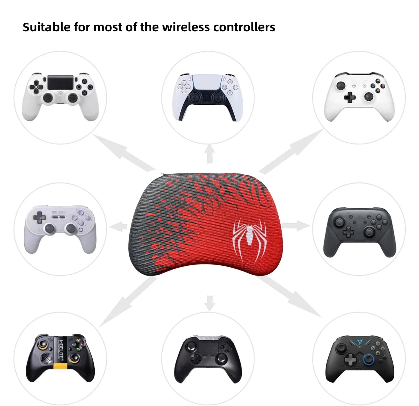 New Arrival Spider Version Portable Carrying Case Travel Bag For PS5 Controller Protective Case