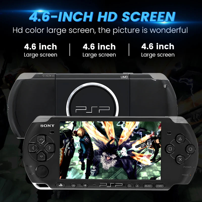 PlayStation PSP3000 Game Console (PSP-3006) PlayStation Handheld GBA Arcade Game Console+(Free Games) No UMD function