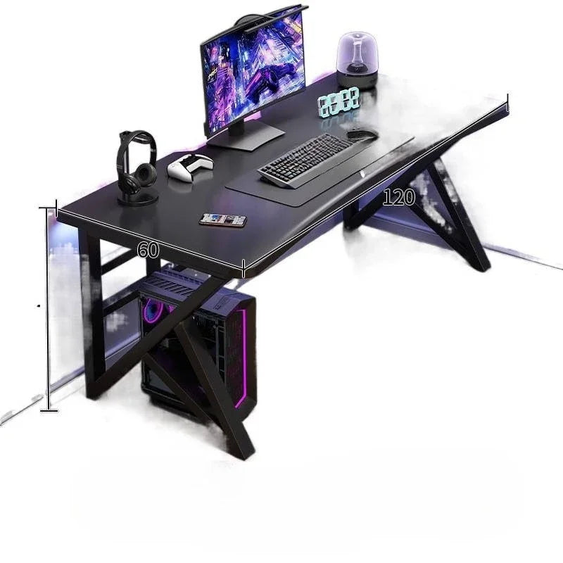 Gaming Computer Desk Folding Height Adjustable Standing L Shaped Office Home Study Student Bedroom Compact Table Furniture