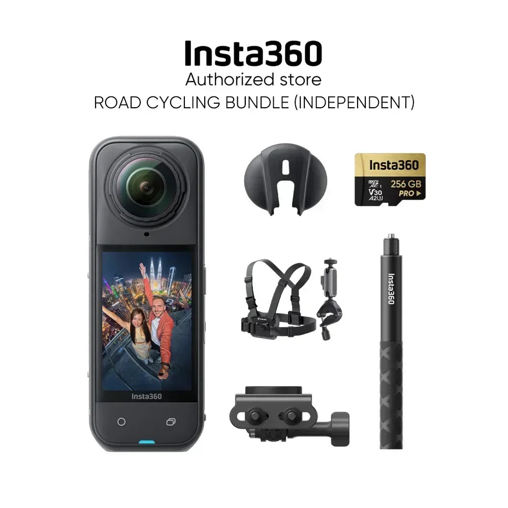 Insta360 X5 Camera -8K Waterproof 360 Action Camera with 1/1.28" 48MP Sensors, 8K 360 HDR Video, 72MP 360 Photo Sports Travel,