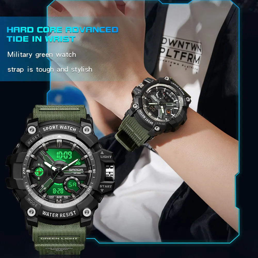 Military Shock Watches G-Style Clock For Men Boy Quartz Analog Wristwatch Waterproof Sport Watch Men Dropship Relogio Masculino