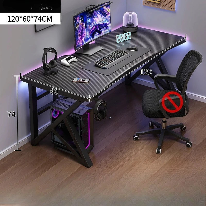 Gaming Computer Desk Folding Height Adjustable Standing L Shaped Office Home Study Student Bedroom Compact Table Furniture
