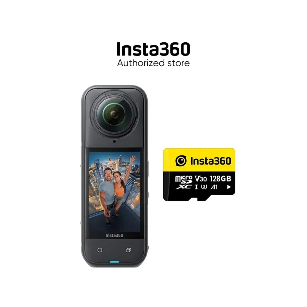 Insta360 X5 Camera -8K Waterproof 360 Action Camera with 1/1.28" 48MP Sensors, 8K 360 HDR Video, 72MP 360 Photo Sports Travel,