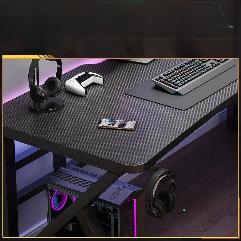 Gaming Computer Desk Folding Height Adjustable Standing L Shaped Office Home Study Student Bedroom Compact Table Furniture