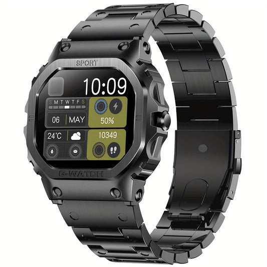 2024 New Smart Watch For Men 1.57 Inches Outdoor Sports Smartwatch With Answer/Make Call Compatible With IPhone And Android Phones G-SHOCK Style